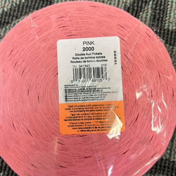 2,000 Pink Raffle Tickets - Picture 3 of 3